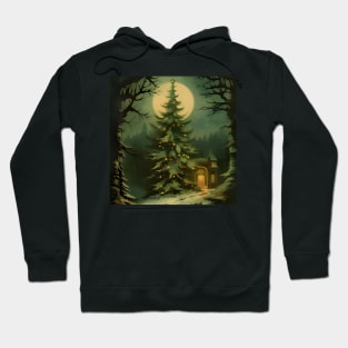 Vintage Hold To Light Christmas Tree Hoodie